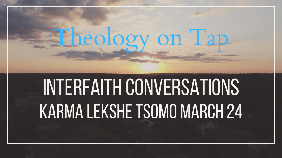 Be part of the Conversation for Theology on Tap with Karma Lekshe&nbsp;Tsomo